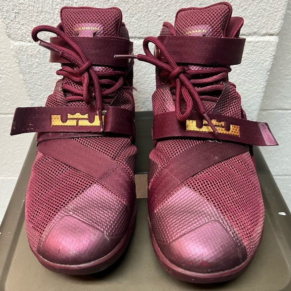 Nike Burgundy Athletic Shoes. LeBron. Size 10.5